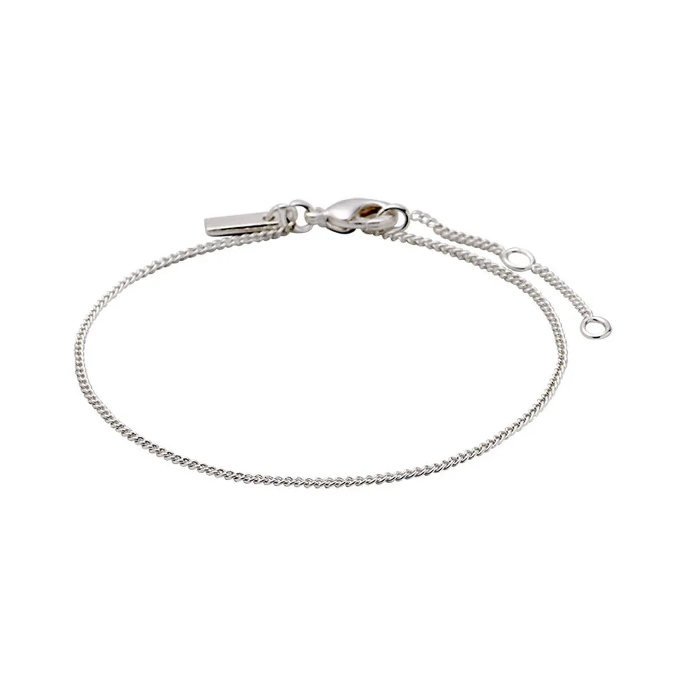 pilgrim-my-armband-versilbert-panzerkette image 1