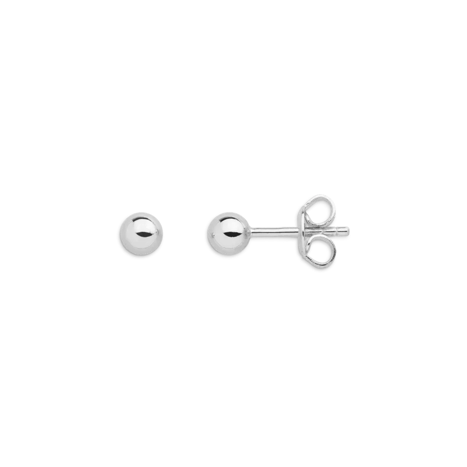 xenox-dot-ohrstecker-925-sterlingsilber-rhodiniert-kugel image 1