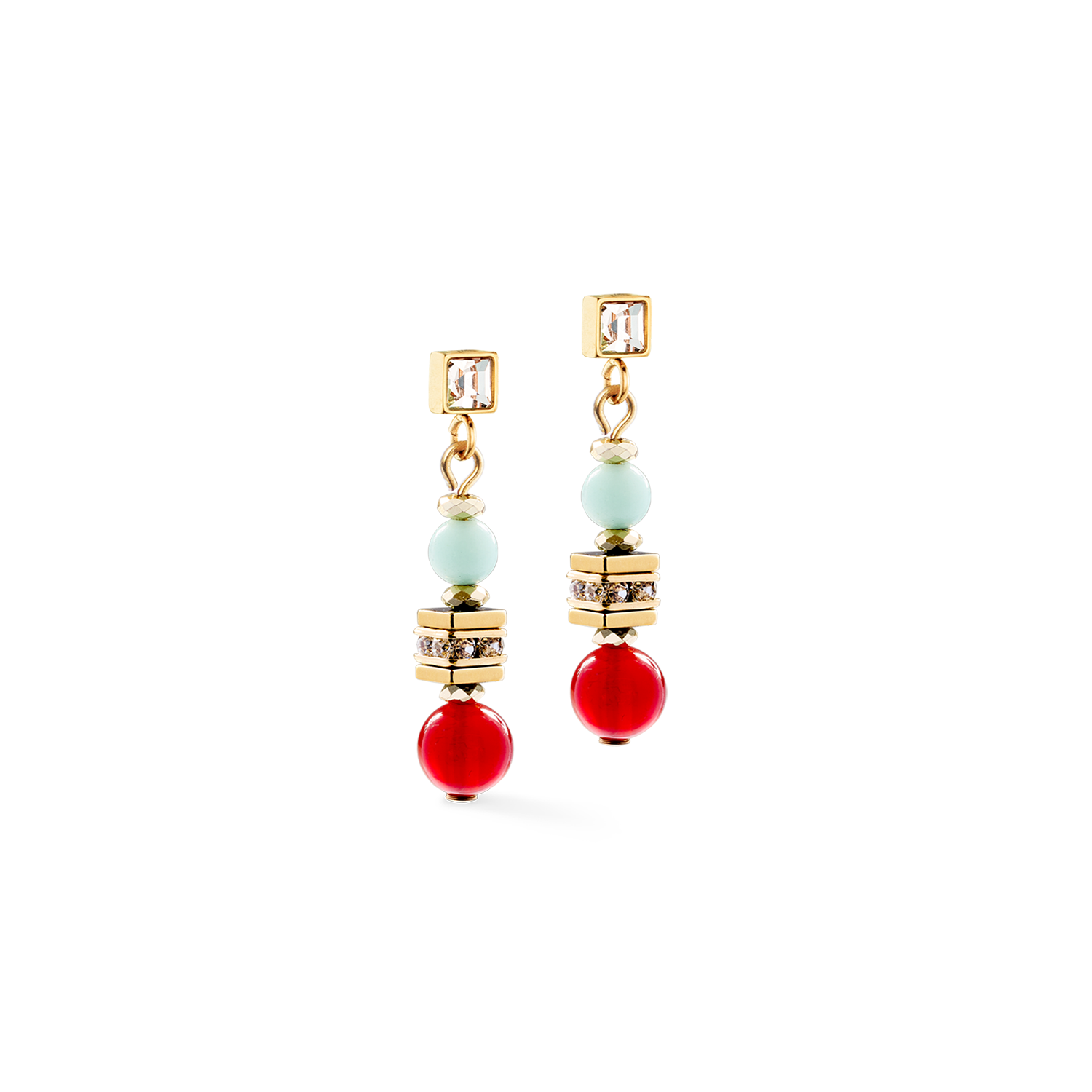 coeur-de-lion-shape-mix-nexus-ohrh-nger-gold-multicolor image 2