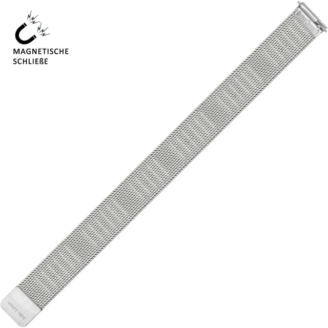 julie-julsen-meshband-mit-magnetverschluss-edelstahl-silber-14-mm image 1