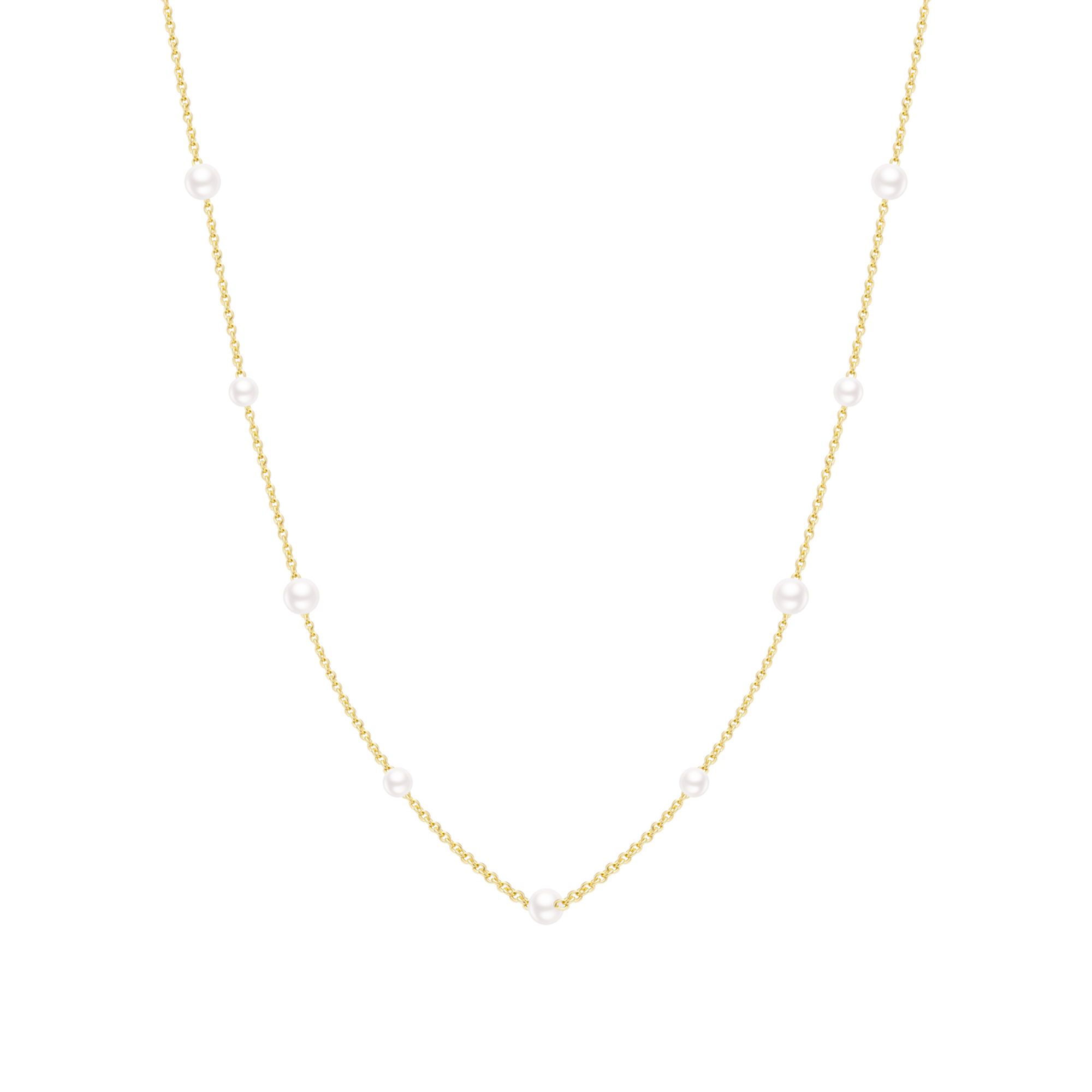 xenox-pearl-sea-halskette-925-sterlingsilber-18k-vergoldung-mit-perlen image 1