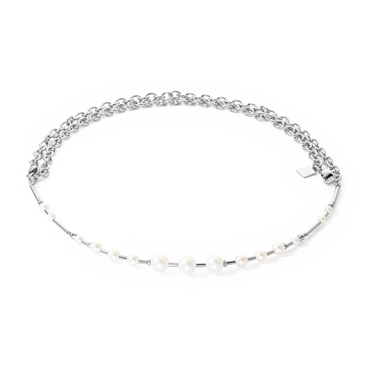 coeur-de-lion-s-wasserperlen-chain-halskette-multiwear-silber image 5