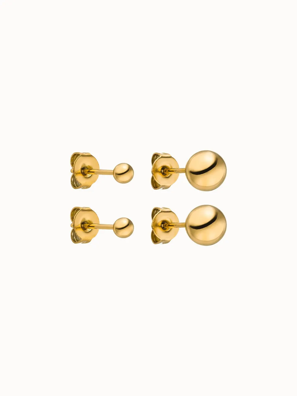 purelei-bubble-ohrring-set-2-paar-kugel-ohrstecker-6-mm-und-3-mm image 1