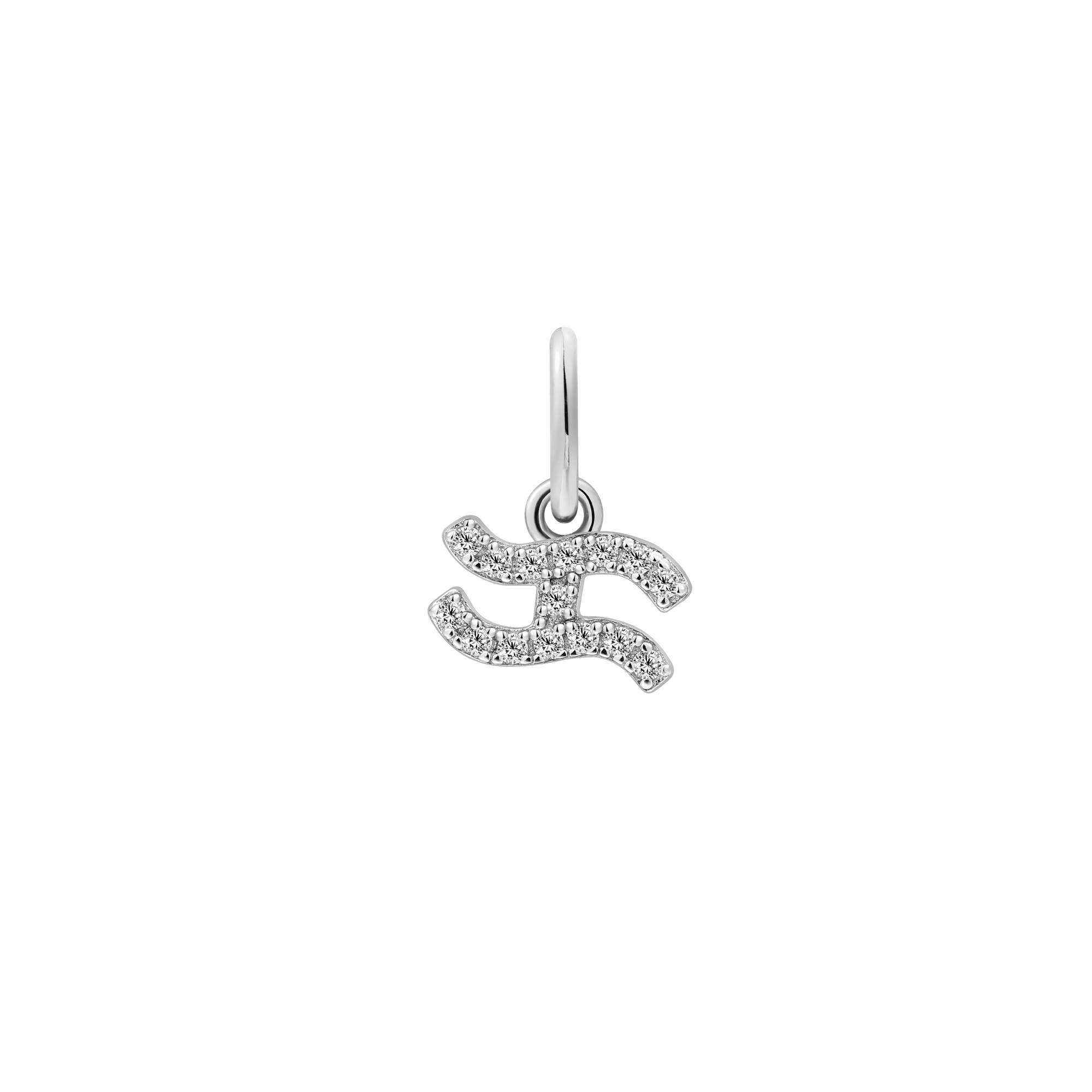 xenox-wassermann-charm-925-sterlingsilber-18k-vergoldung-mit-zirkonia image 2