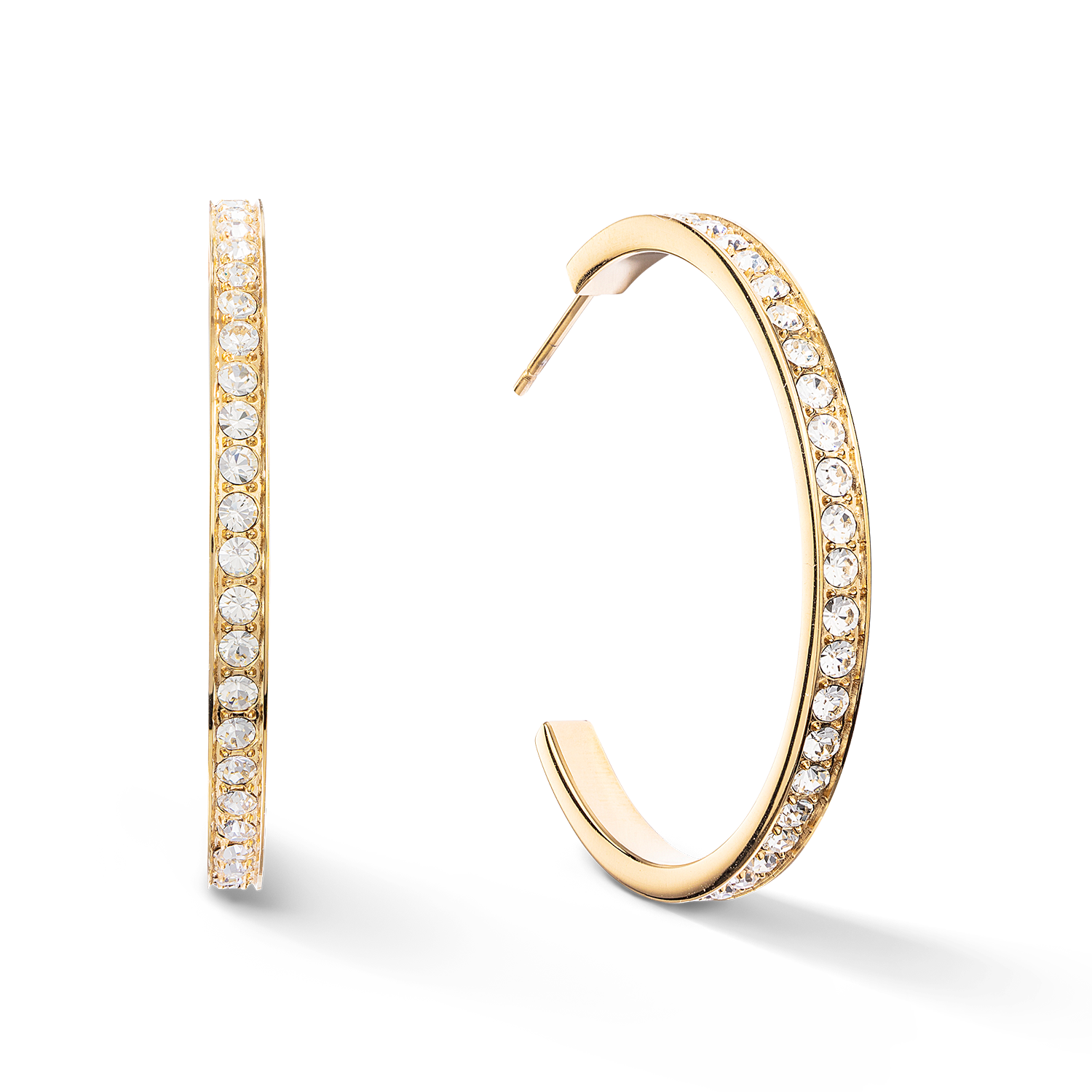 coeur-de-lion-creole-35-edelstahl-kristalle-gold-kristall-3-5-cm image 2