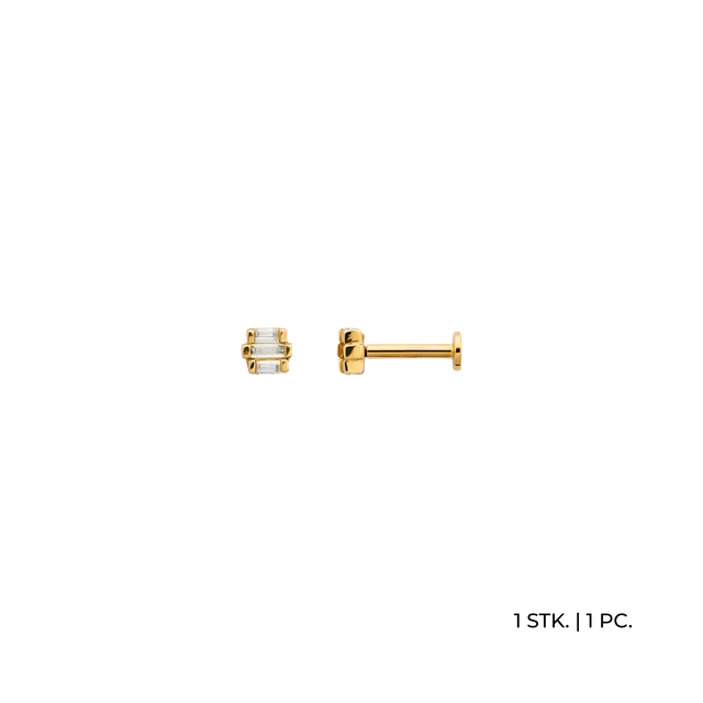 xenox-fine-etta-piercing-585-gelbgold-mit-3-zirkonia-xg14k8002g image 1
