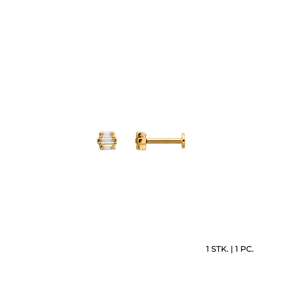 xenox-fine-etta-piercing-585-gelbgold-mit-3-zirkonia-xg14k8002g image 1