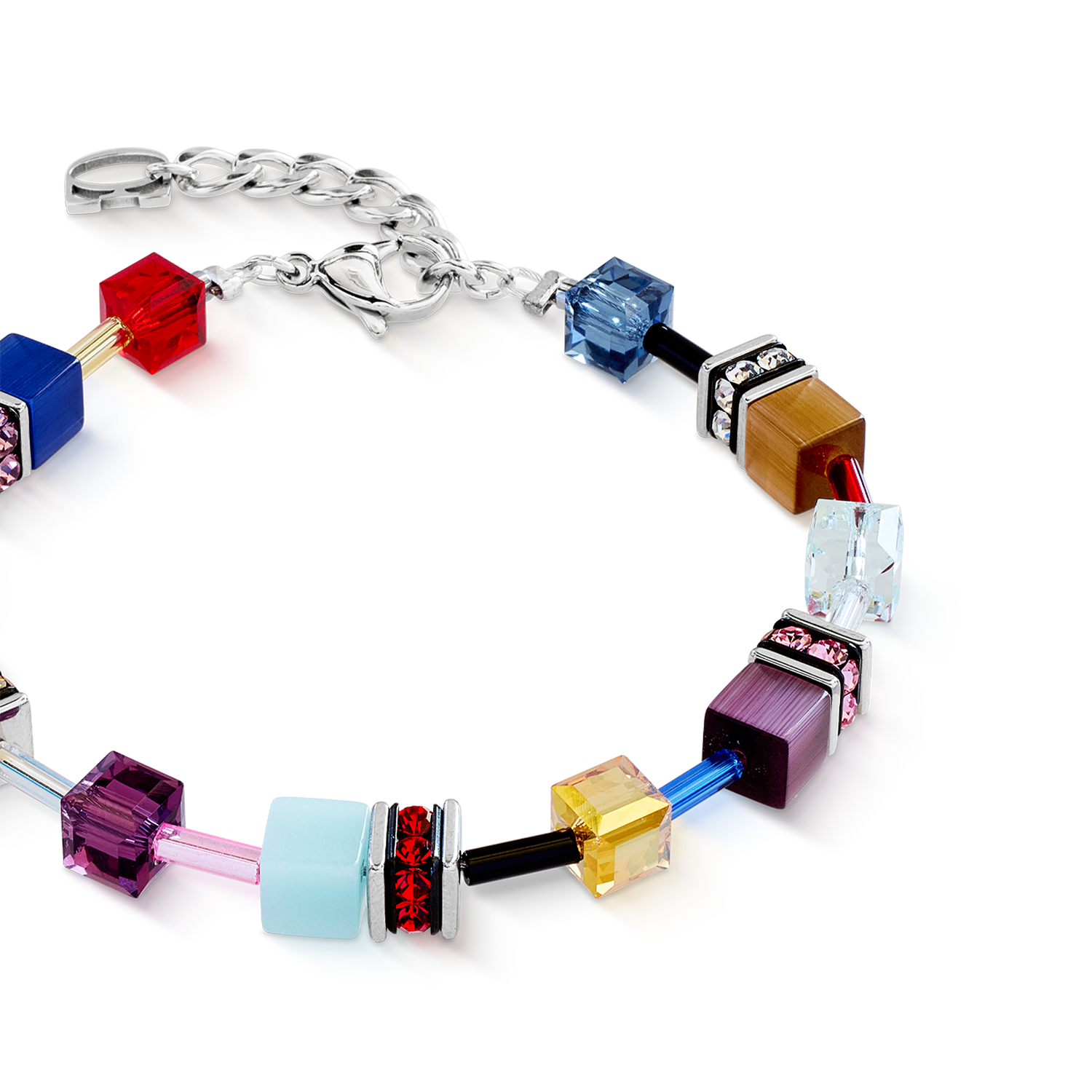 coeur-de-lion-geocube-iconic-armband-love-energy-silber-multicolor image 3
