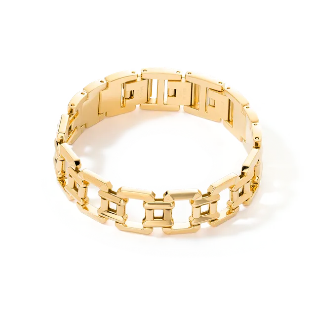 coeur-de-lion-schmuckarmband-edelstahl-gold image 1