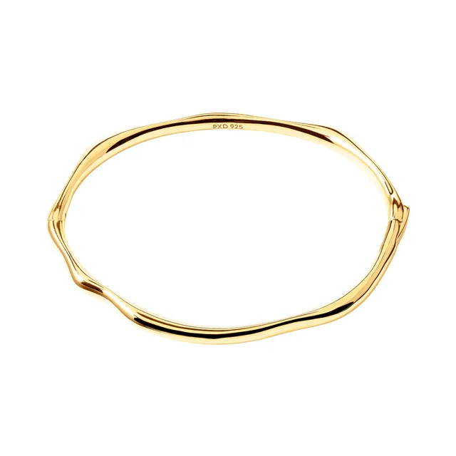 pilgrim-xdea-pave-bangle-armreif-20cm-18k-vergoldetes-recycled-silber image 1