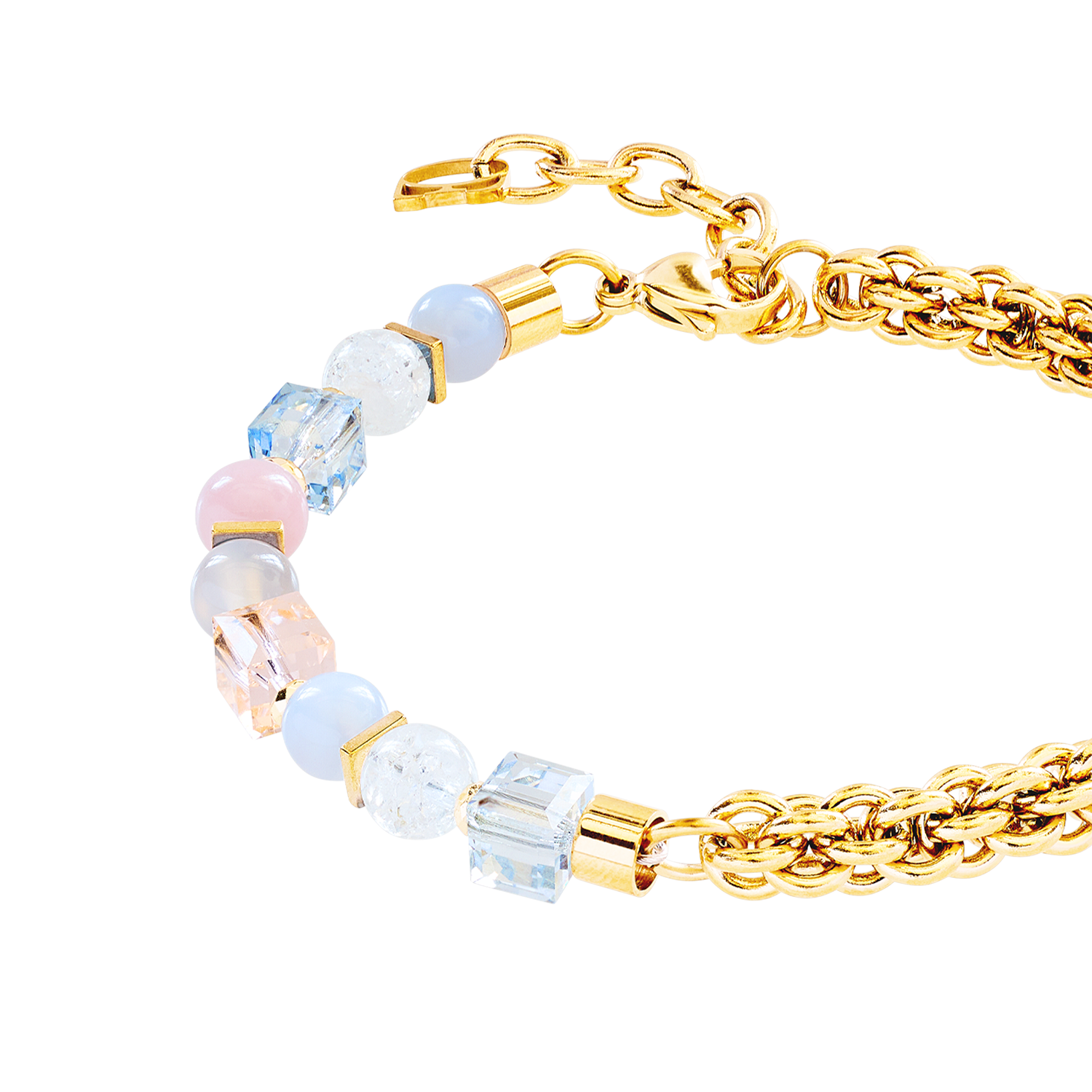 coeur-de-lion-armband-cube-nexus-gold-pastell image 2