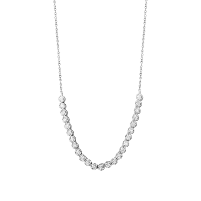 xenox-venice-halskette-925-sterlingsilber-rhodiniert-mit-zirkonia image 1