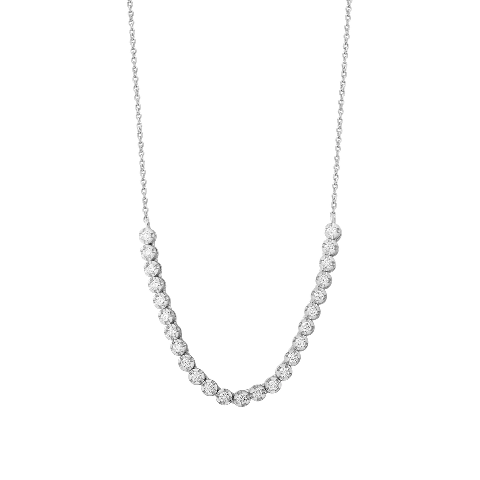xenox-venice-halskette-925-sterlingsilber-rhodiniert-mit-zirkonia image 1
