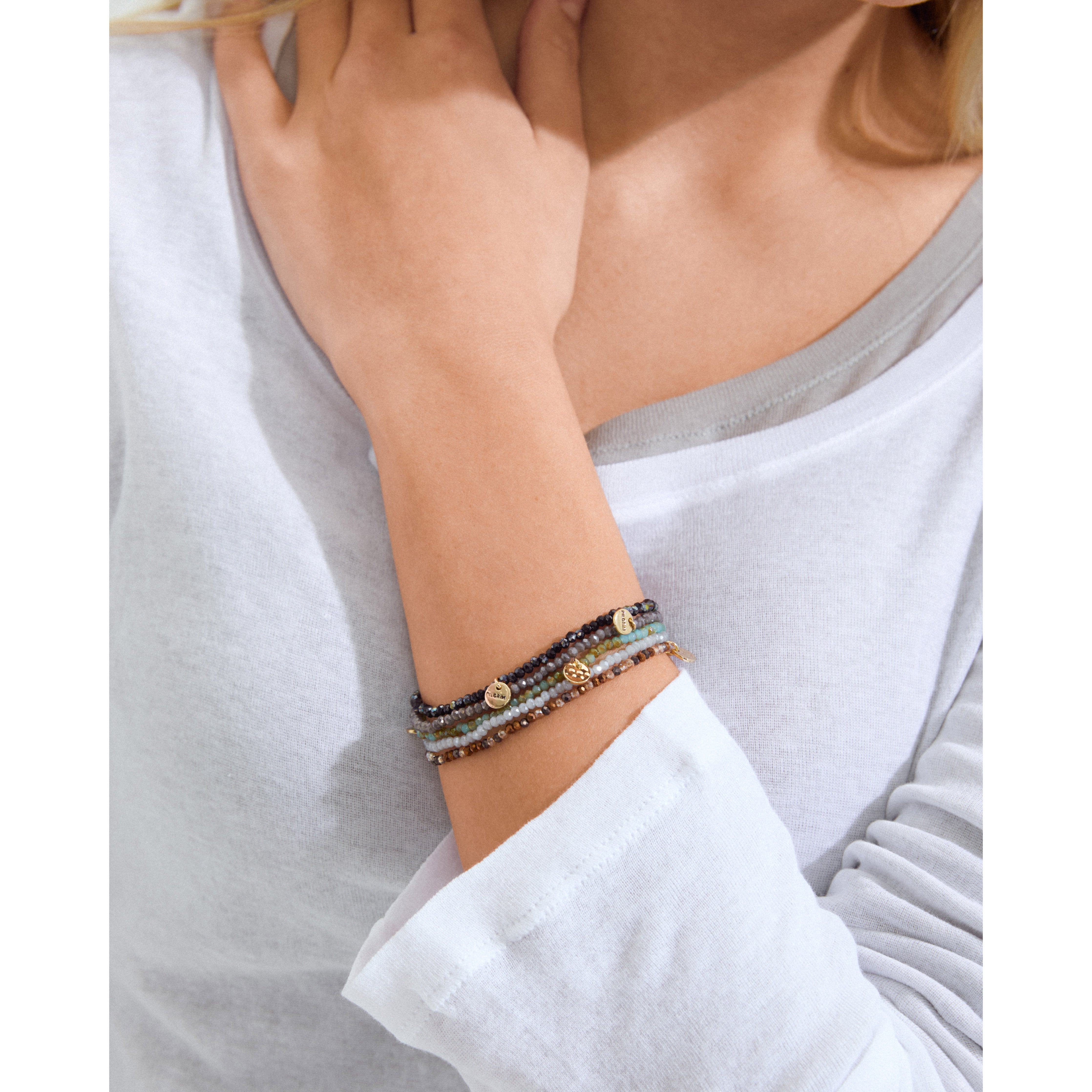 pilgrim-indie-armband-blau-vergoldet-17-cm-glasperlen-armband image 4