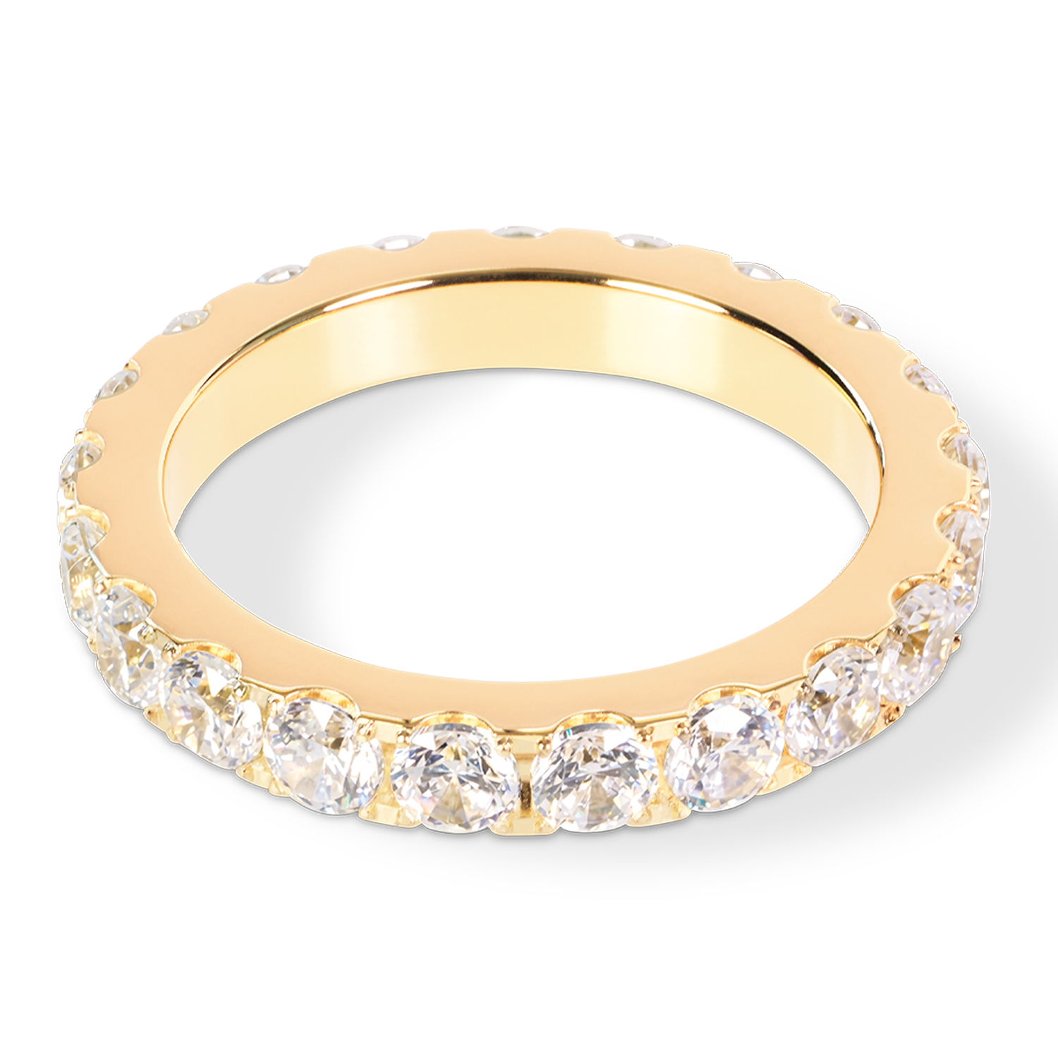 coeur-de-lion-eternal-love-bold-ring-gold-zirkonia-3-mm image 2