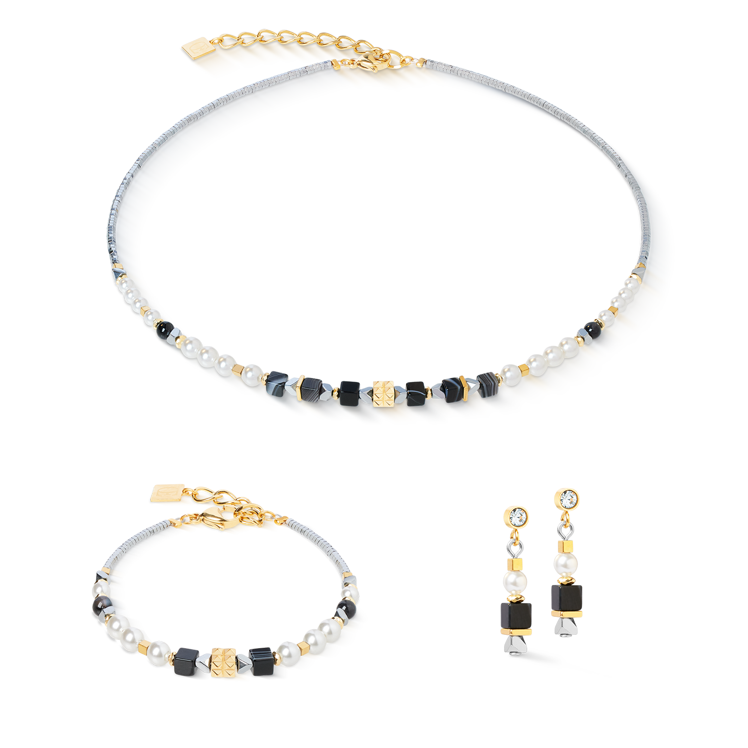 coeur-de-lion-armband-modern-elegance-spikes-gold image 3