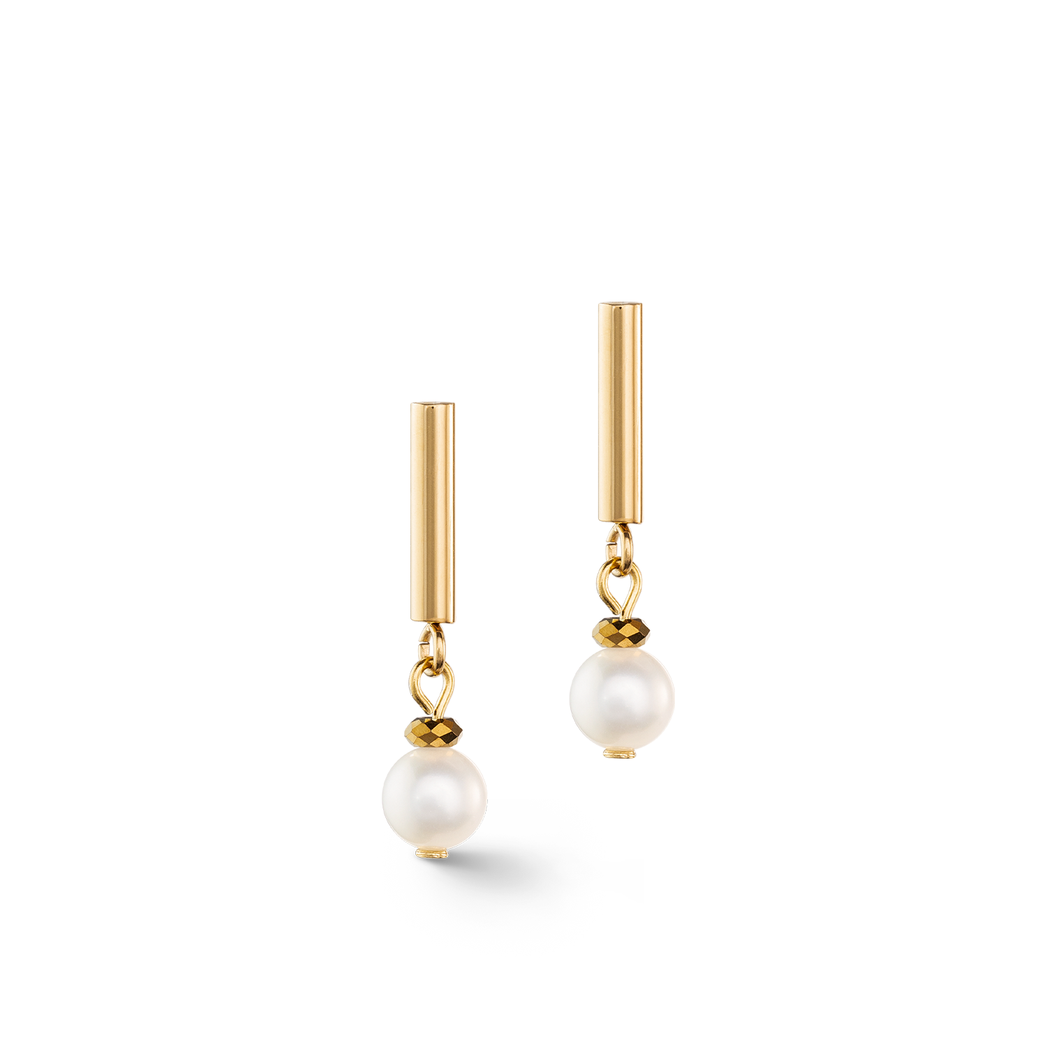 coeur-de-lion-classy-s-sswasserperle-ohrringe-gold image 1