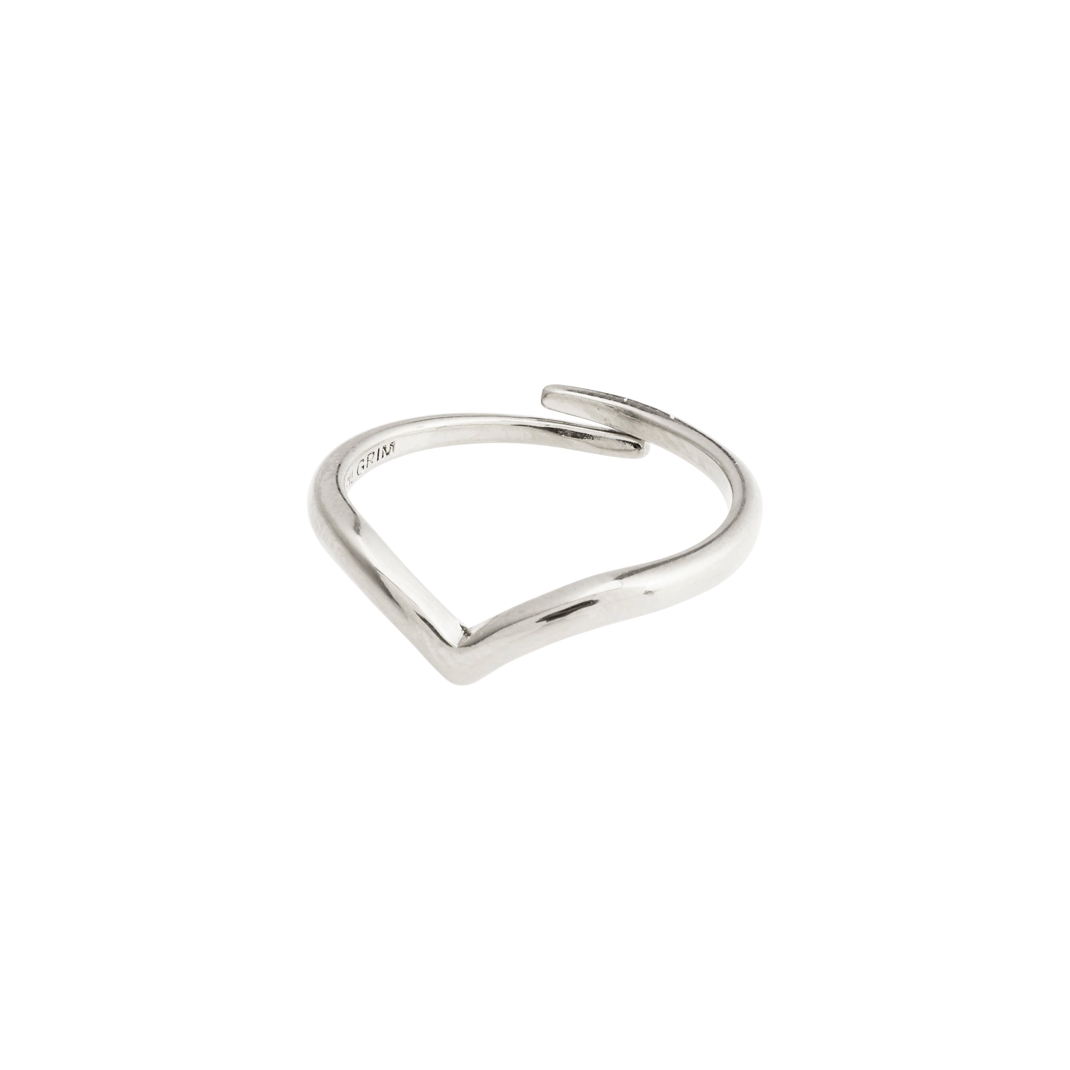 pilgrim-lulu-stapelring-versilbert-minimalistischer-stack-ring image 1