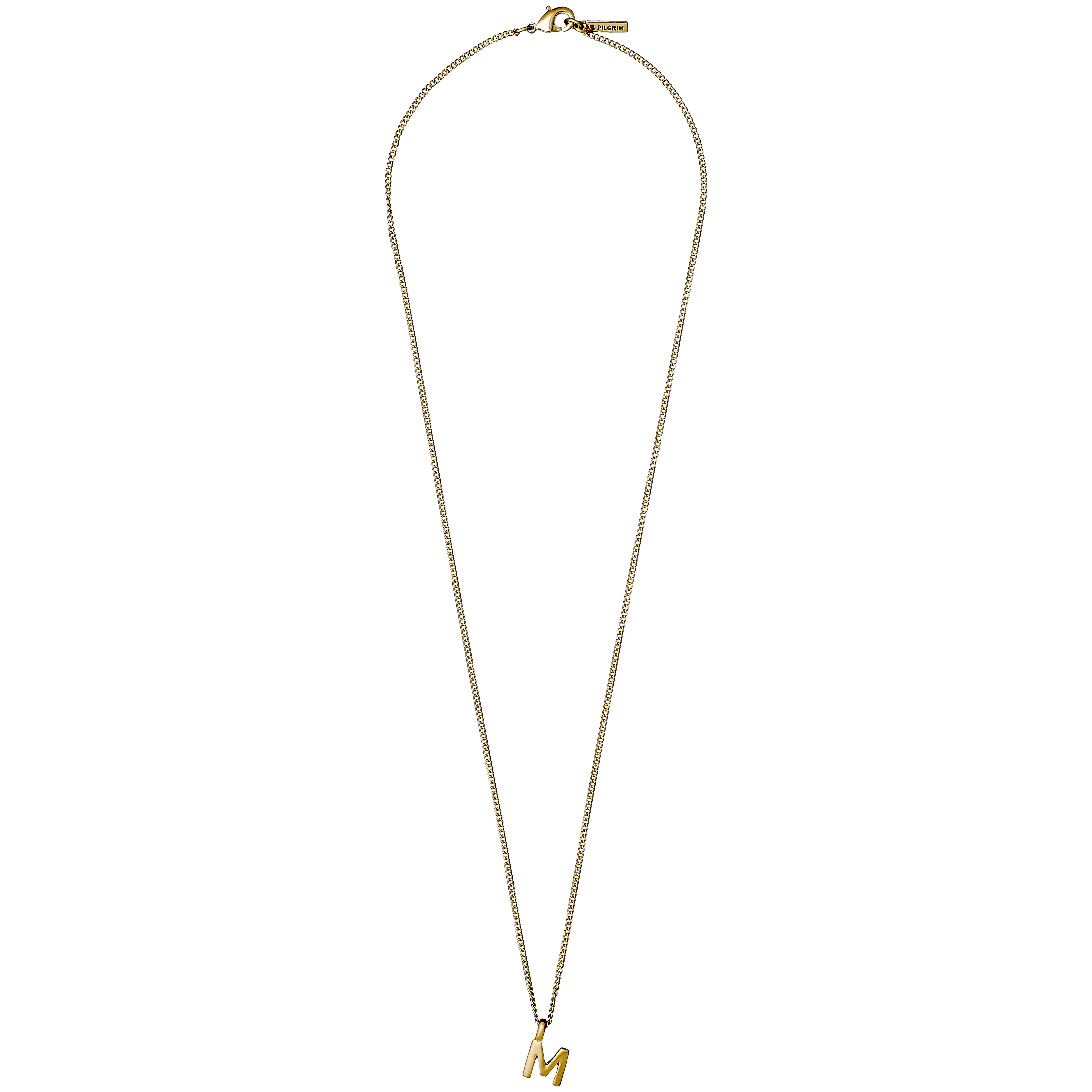pilgrim-charm-kette-mit-m-anh-nger-43-cm-vergoldet image 1