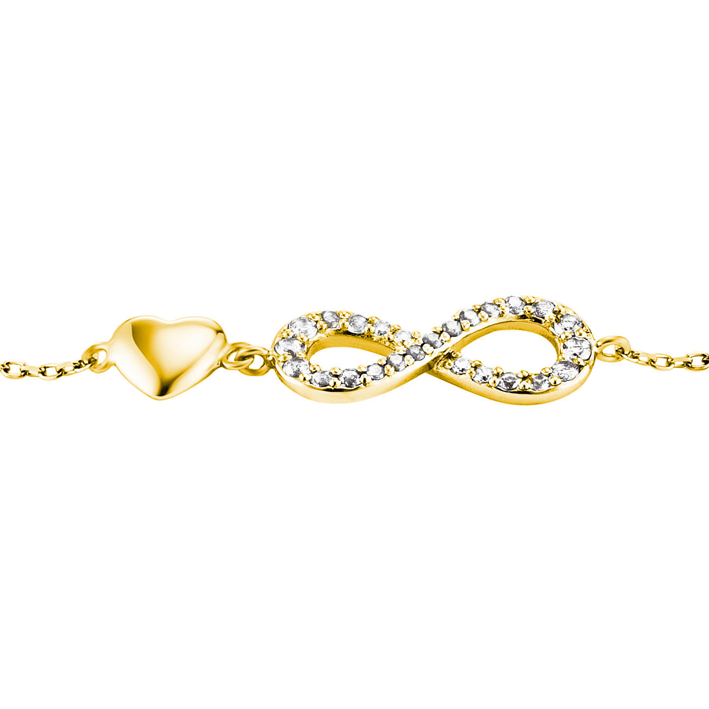 julie-julsen-armband-infinity-vergoldet-mit-25-wei-en-zirkonia image 2