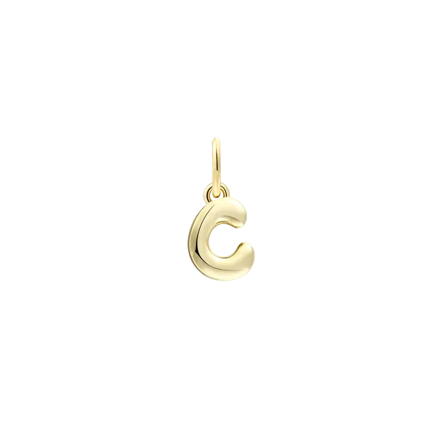 xenox-letter-bold-charm-c-xs10451g-c-925-sterlingsilber-18k-vergoldet image 1