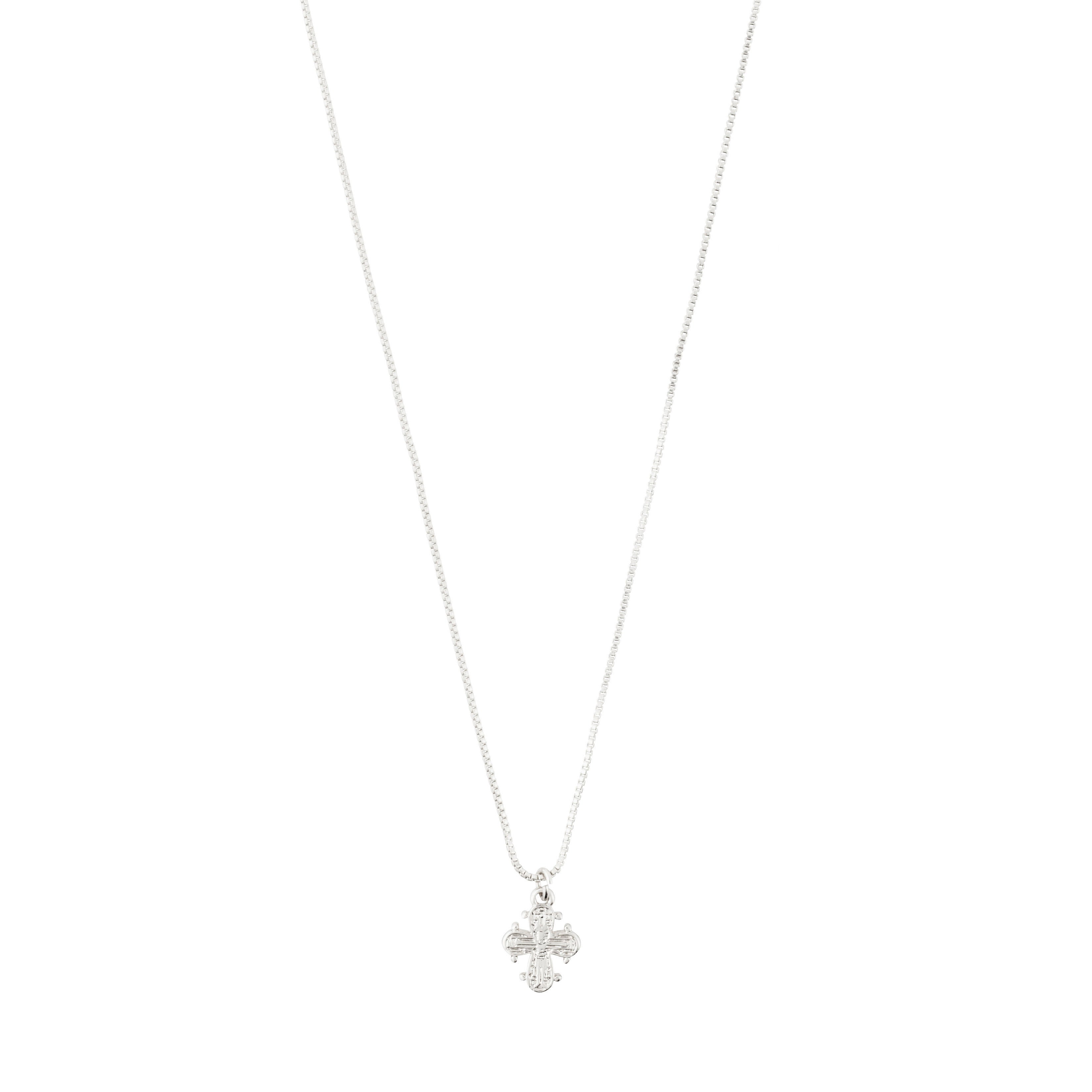 pilgrim-dagmar-mini-anh-nger-kette-versilbert-dagmarkreuz image 1