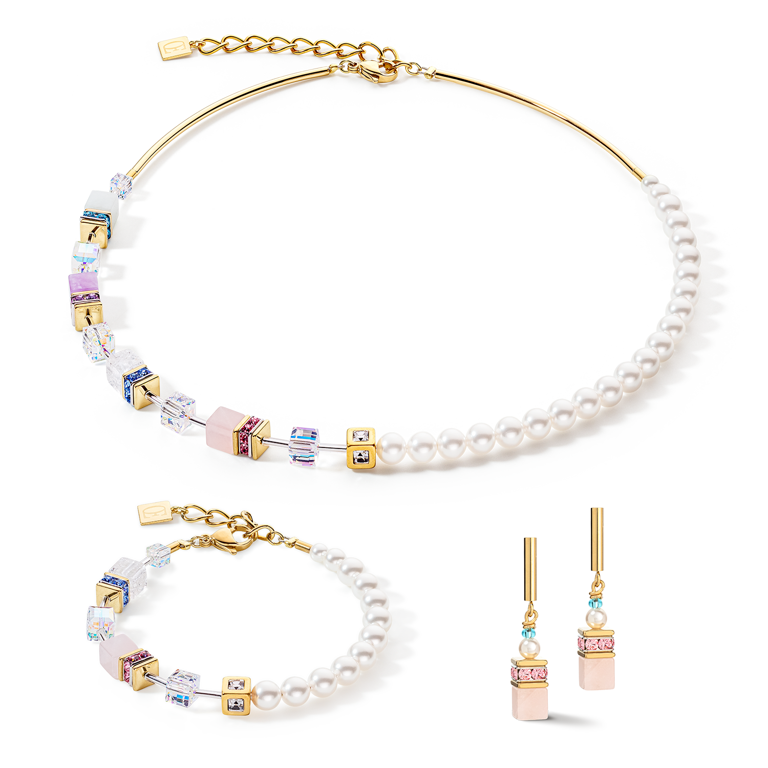 coeur-de-lion-geocube-precious-fusion-pearls-armband-multicolor-pastell image 3