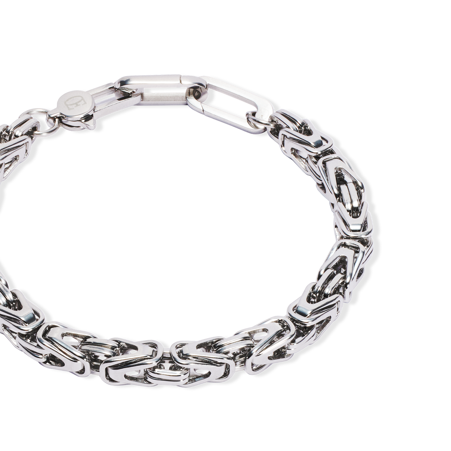 coeur-de-lion-armband-snake-chain-silber-edelstahl-schlangen-gliederkette image 2