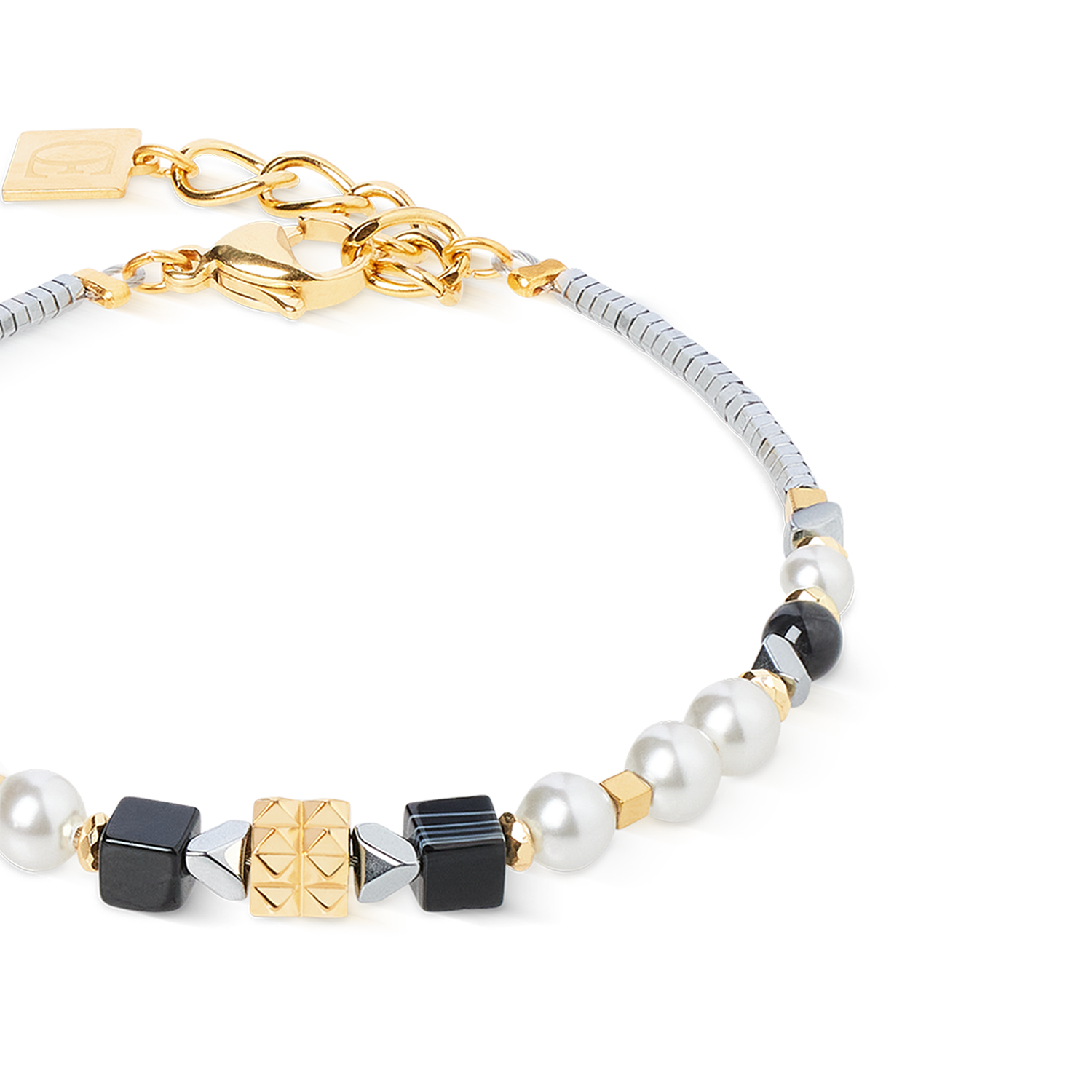 coeur-de-lion-armband-modern-elegance-spikes-gold image 2