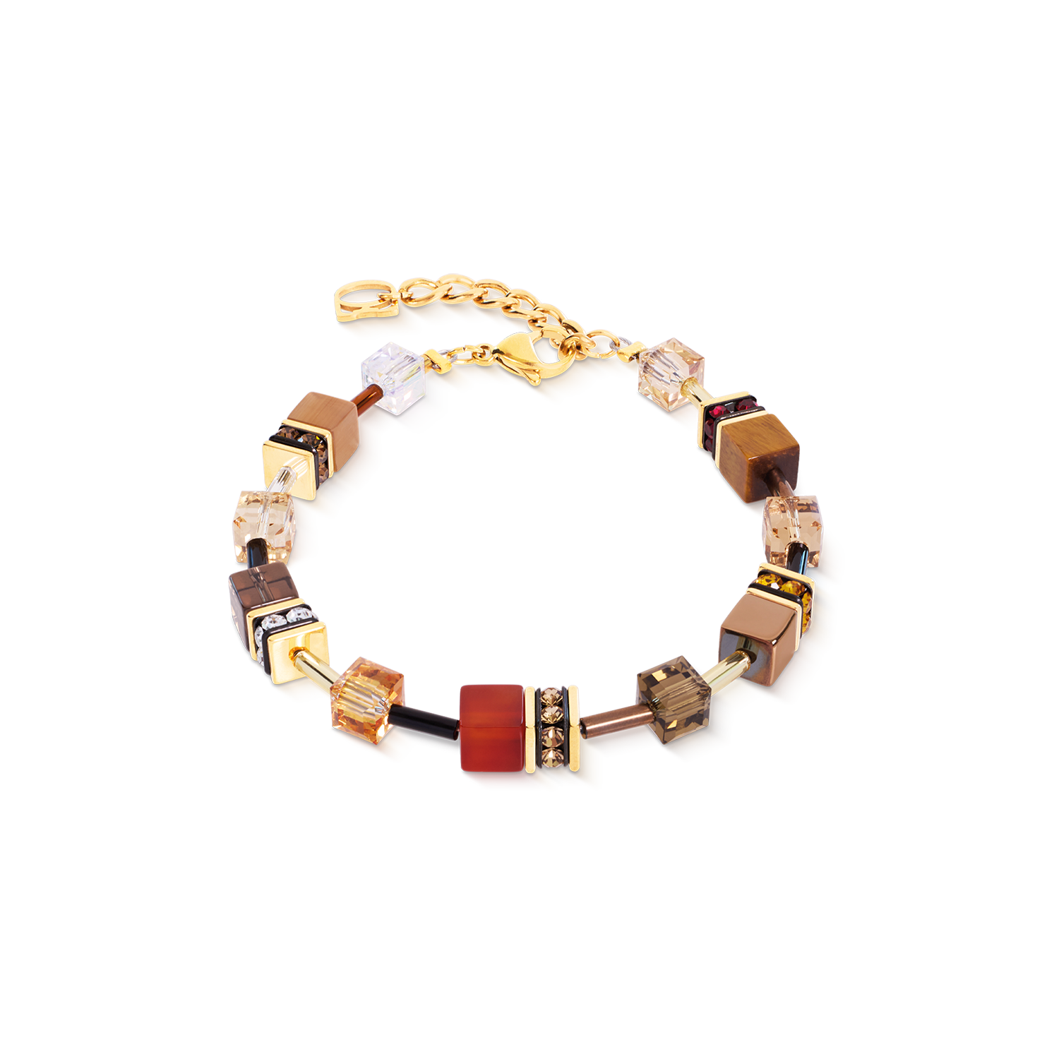 coeur-de-lion-geocube-iconic-precious-armband-amber-glow image 1