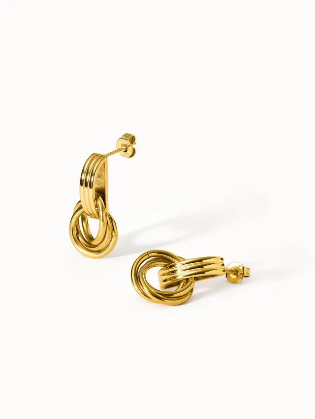 purelei-he-nui-ohrringe-verschlungene-ringe-23-mm image 1