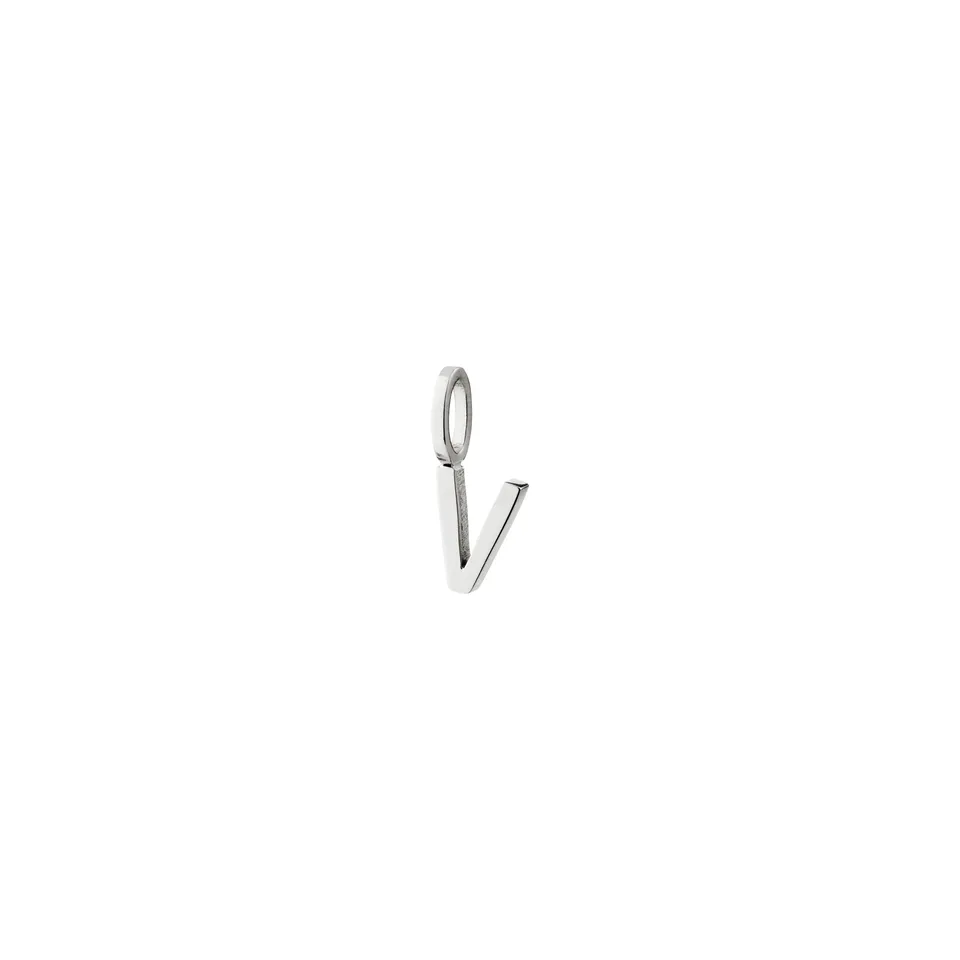 pilgrim-buchstaben-anh-nger-v-versilbert-personalizable-charm image 1