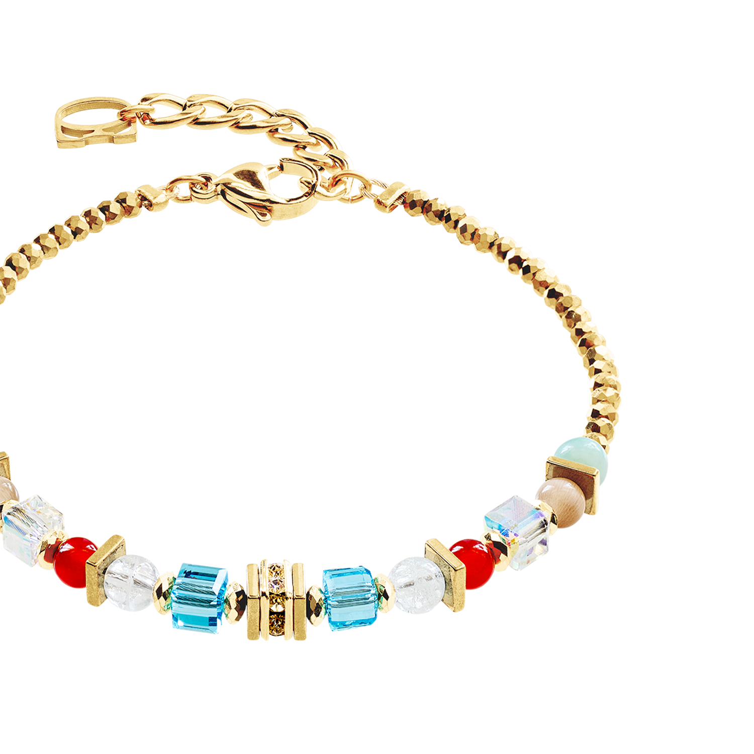 coeur-de-lion-shape-mix-nexus-armband-gold-multicolor image 2