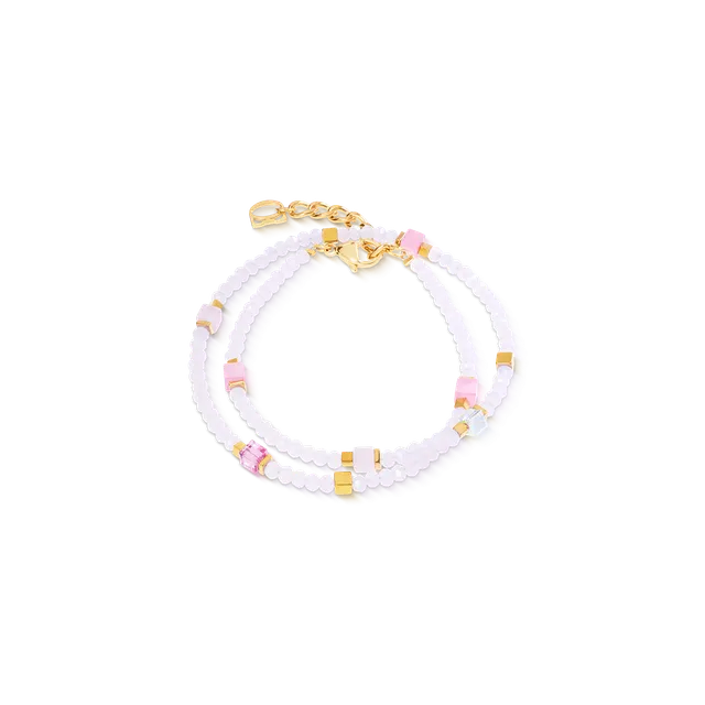 coeur-de-lion-joyful-colours-flex-armband-gold-rosa image 1