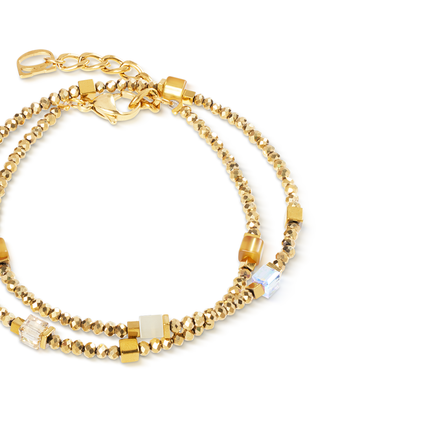 coeur-de-lion-joyful-colours-flex-armband-gold-gold image 2