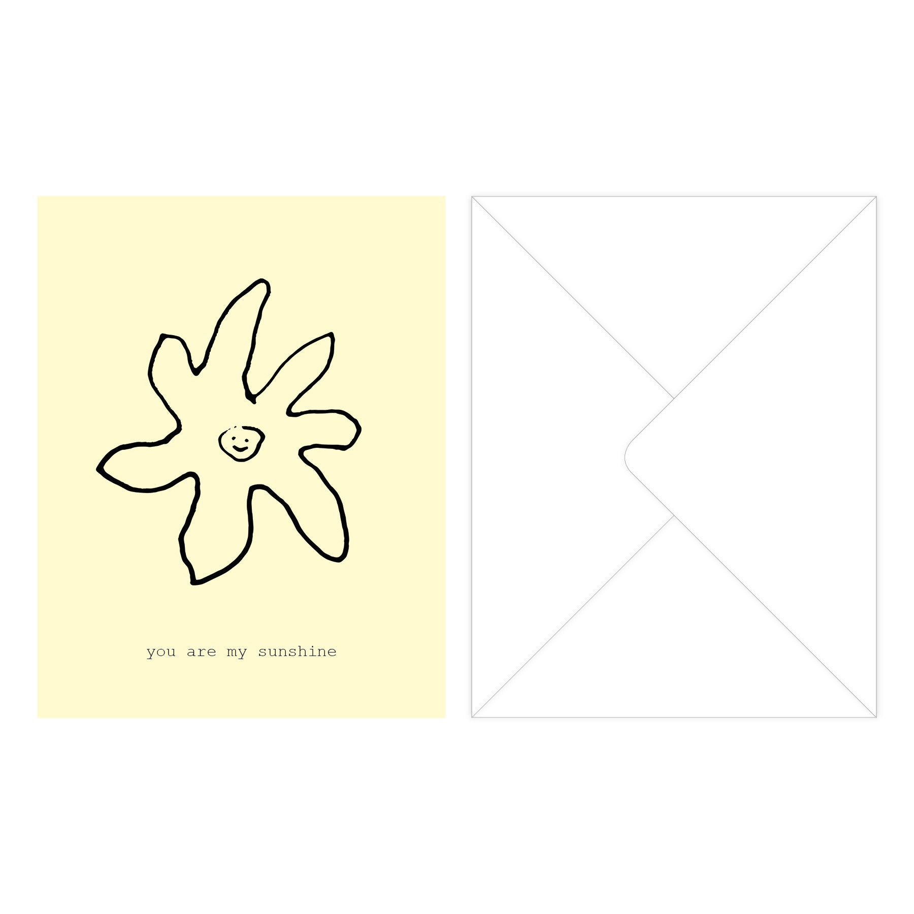 pilgrim-gru-karte-you-are-my-sunshine-mit-umschlag-geschenkkarte image 1