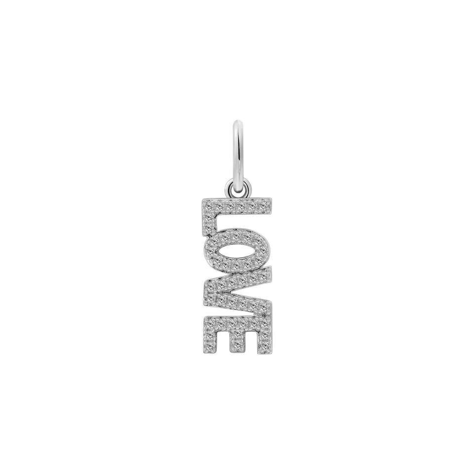 xenox-love-charm-xs10511-aus-925-sterlingsilber-rhodiniert-mit-zirkonia image 1