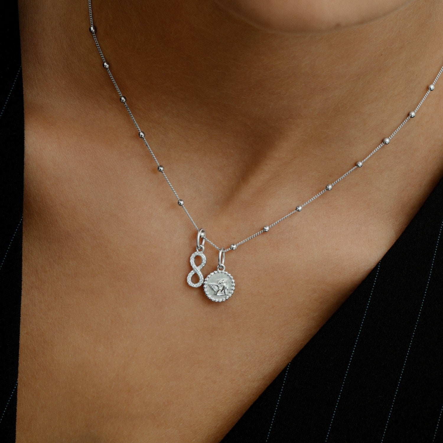 xenox-schutzengel-charm-925-sterlingsilber-rhodiniert image 3