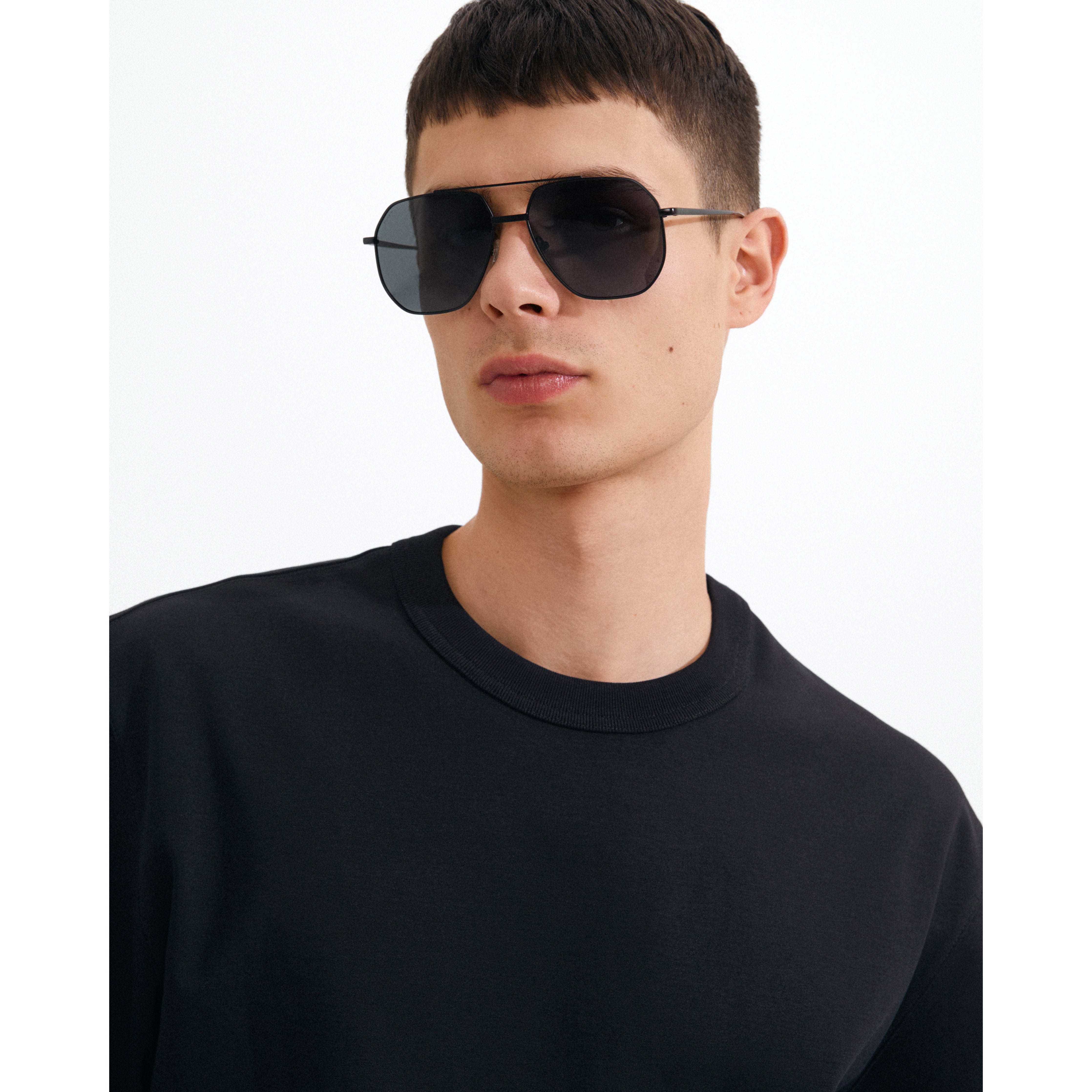 pilgrim-ana-sonnenbrille-schwarz-piloten-modell-metall image 3