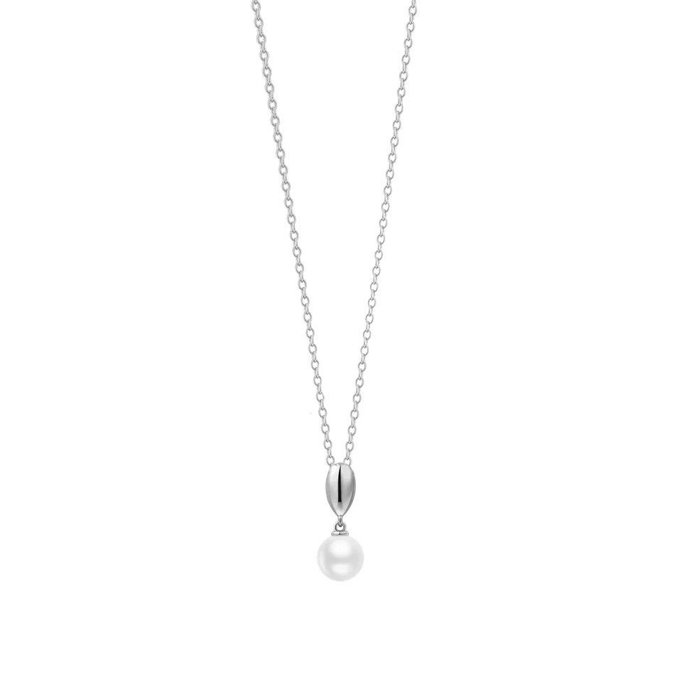 xenox-cloud-halskette-925-sterlingsilber-rhodiniert-mit-perle image 1