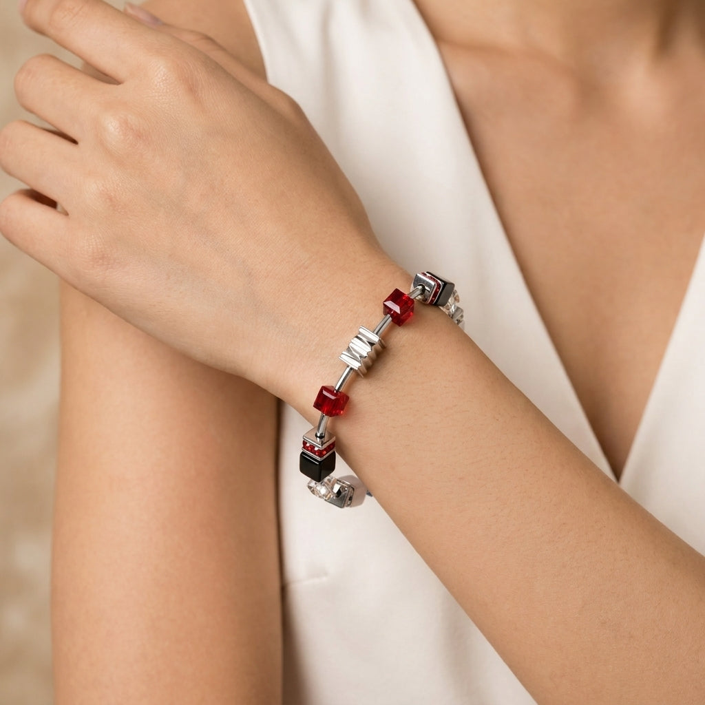 coeur-de-lion-geocube-iconic-wave-armband-urban-silber-18-5-cm image 4